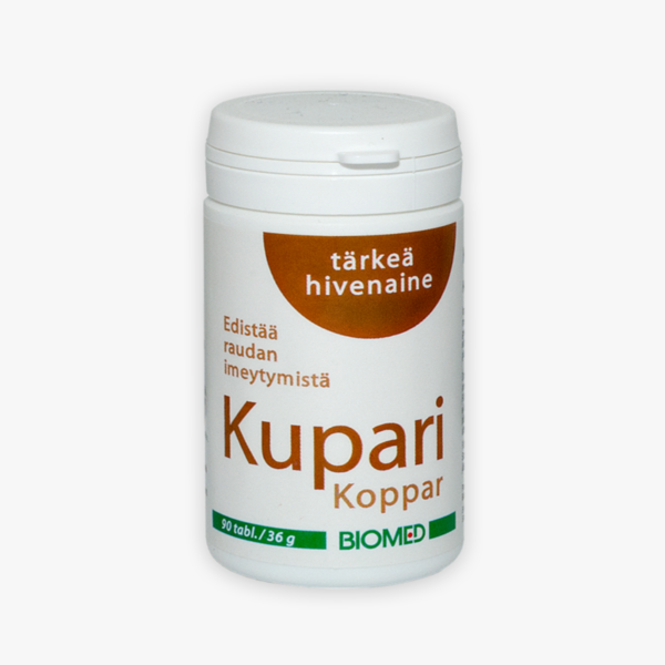 Kuparitabletti. Lisäravinteet ja apuvälineet Vauvaari.fi verkkokaupasta.