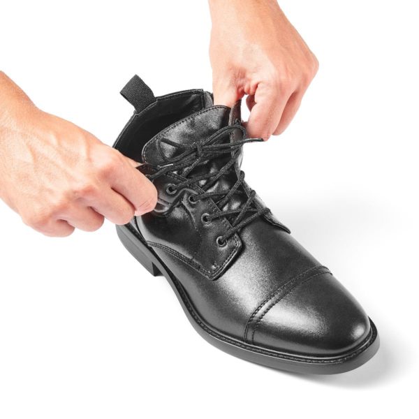 Shoelaces elastic - black 80 cm / 31.5 inch