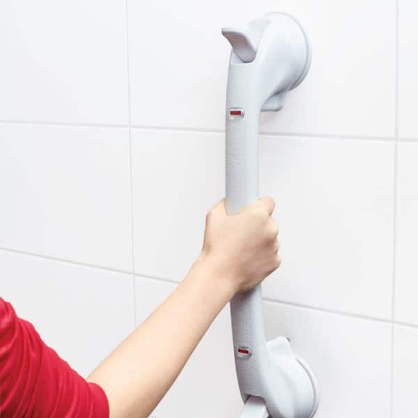 Tilaa tukikahva kylpyhuoneeseen ja muut kodin apuvälineet. Liikkuva kisko pikakiinnityksellä, pituus 49 cm.