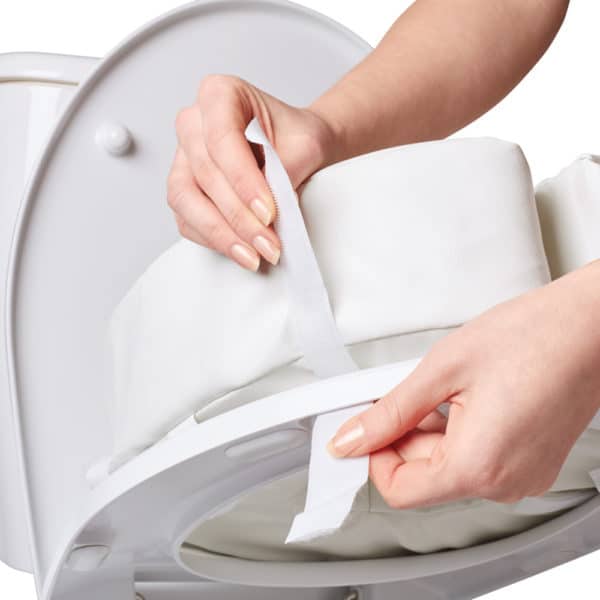 WC-istuimen koroke – pehmeä. Apuvälineet vanhuksille kotiin ja wc-tiloihin