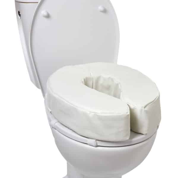 WC-istuimen koroke – pehmeä. Apuvälineet vanhuksille ja liinkuntarajoitteisille.